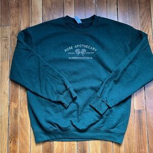 Rose Apothecary Dark Green Sweatshirt